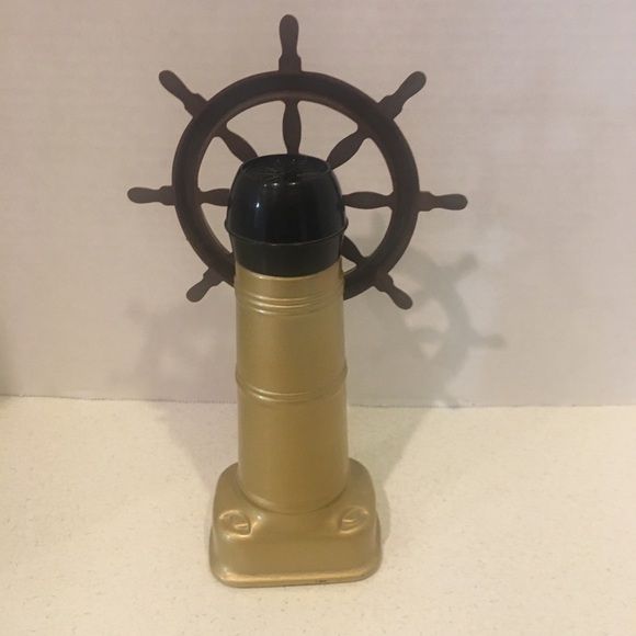 VTG 1980 Old Spice Ship’s Wheel Decanter Exc Cond - Picture 2 of 12